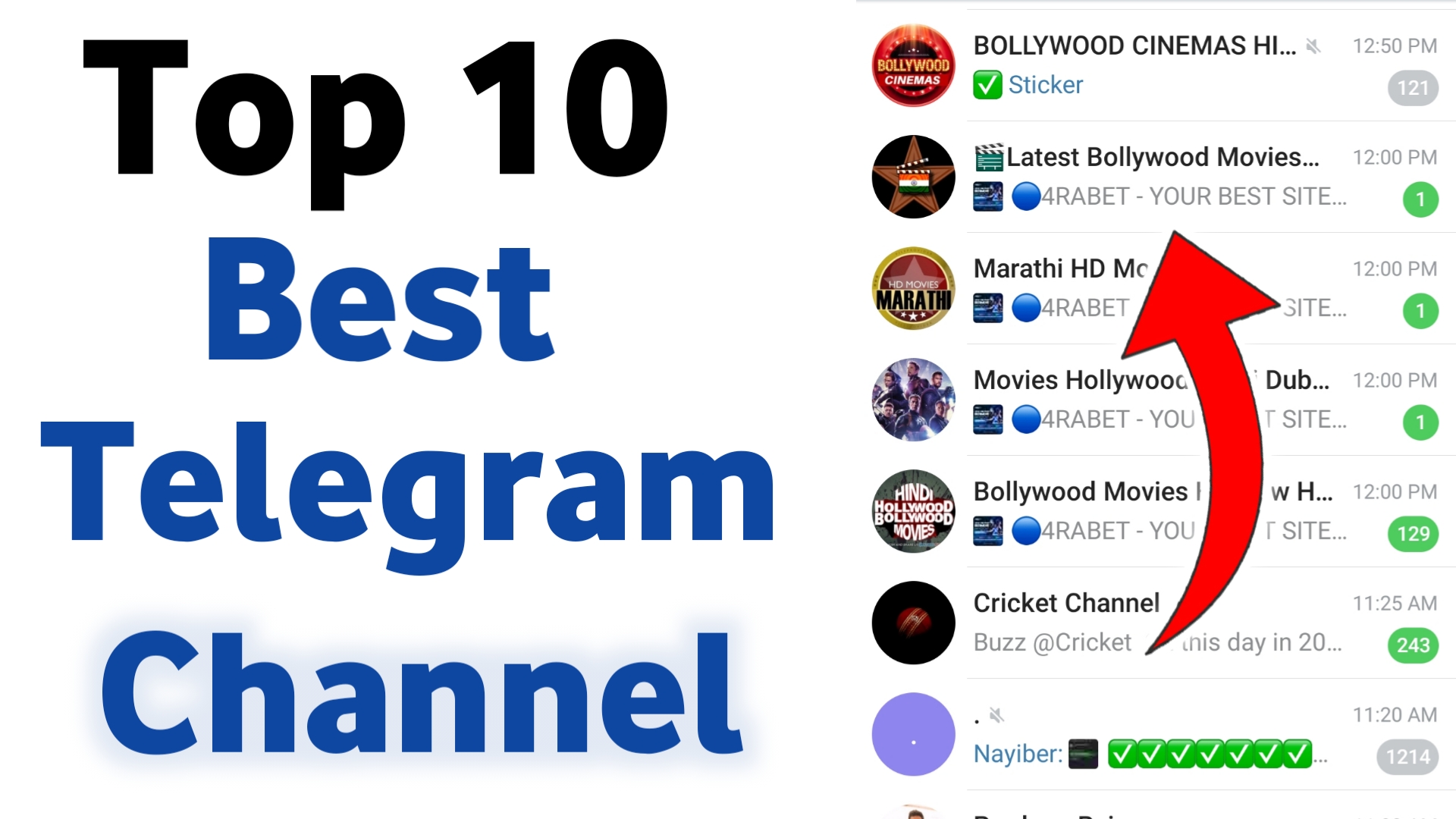 Top 10 Best Telegram Movies Channels