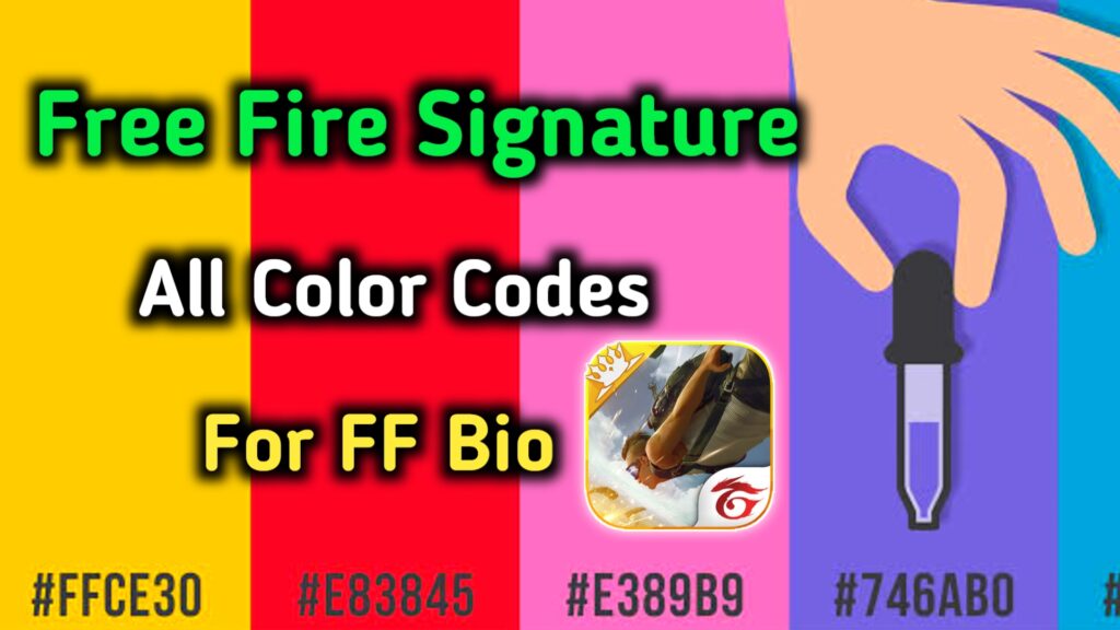 Free Fire All Country Flag Code
