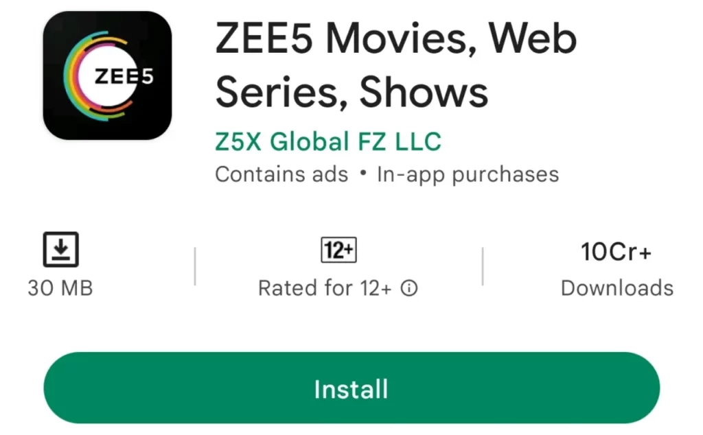 Zee5 Movie Dekhne Wala App